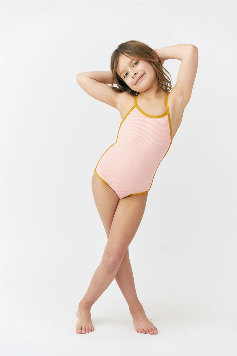 June Loop Swimwear - Our Heide one piece features a higher