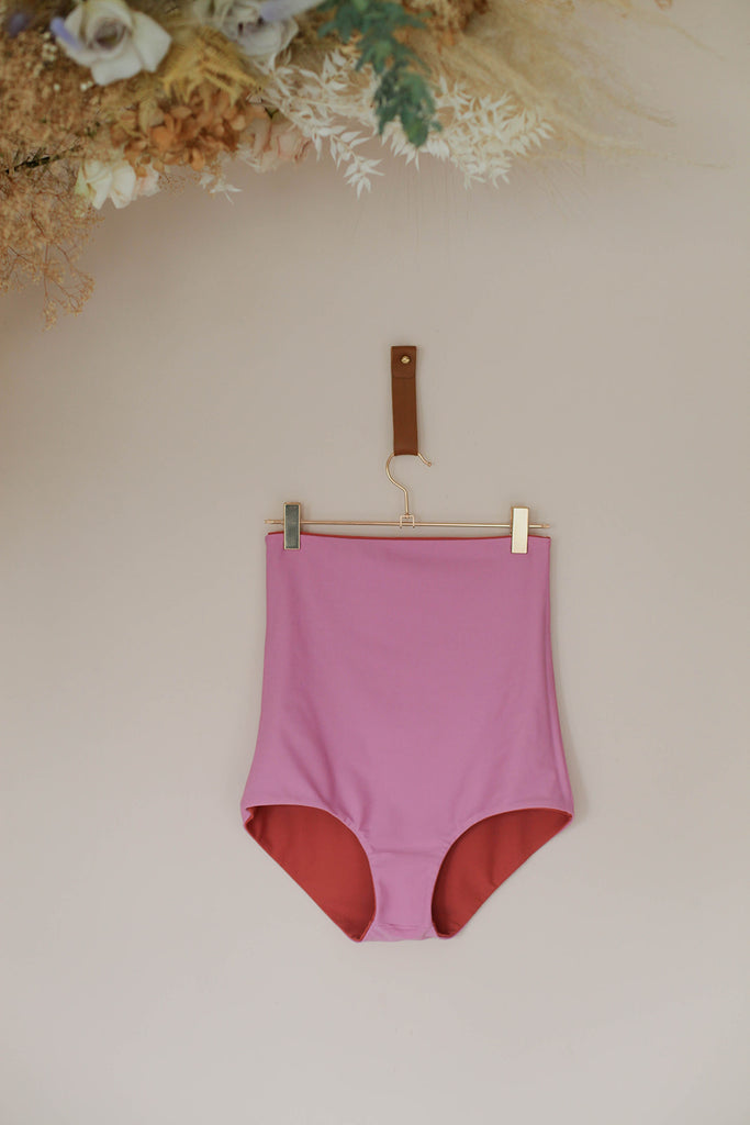 Hanging swim bottoms - reversible - high waist - June Loop